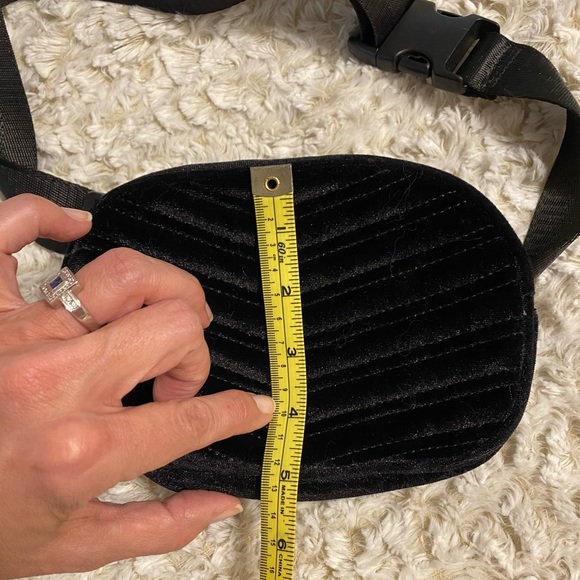 Black Velour Cross Body - Picture 5 of 5
